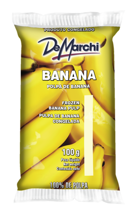 Imagem de Polpa de Banana Integral Congelada Pct 10x100g